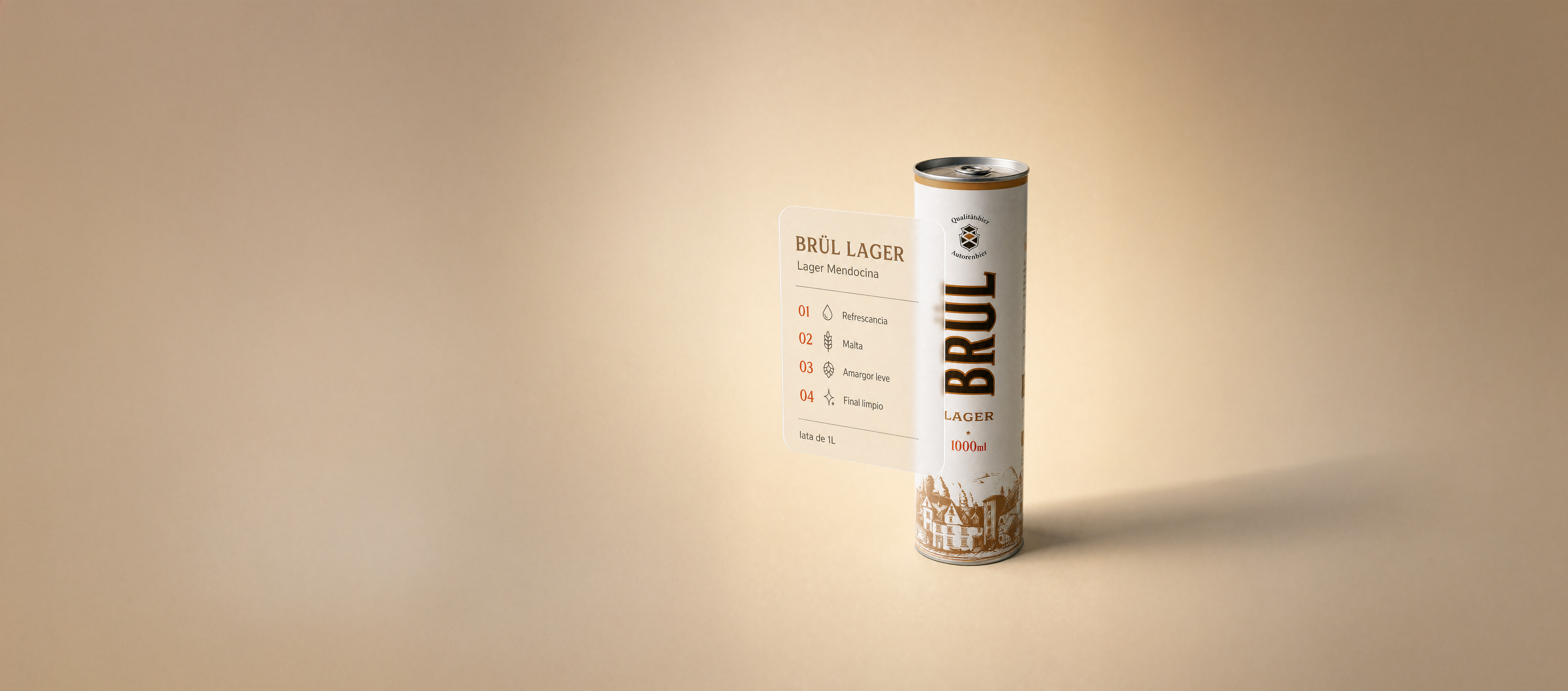 BRÜL Lager: frescura, malta, amargor leve y final limpio